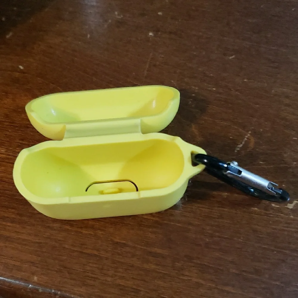 Apple AirPods Pro Gen 1 Wireless Earbuds with Yellow Case